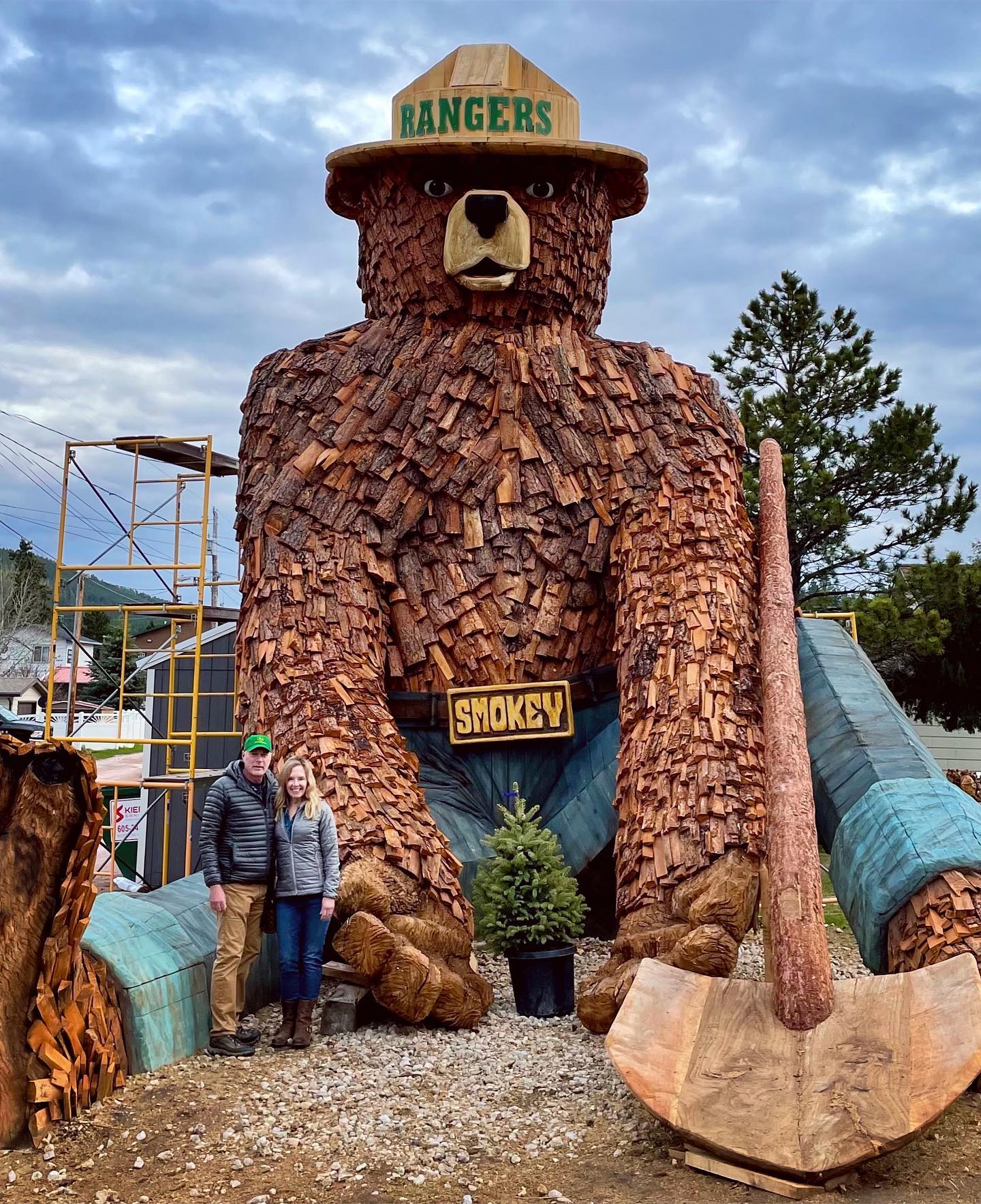 Getting our picture taken next to the largest Smokey Bear statue in the world is proof that dreams do come true. 

On today’s episode 82 of the Dear Bob and Sue Podcast we’re talking about the beloved mascot of the US Forest Service. Tune in to find out how and why his campaign to prevent forest fires started more than 70 years ago, how Smokey went from an animated character to a living, breathing bear, and where you can make a pilgrimage to Smokey’s birthplace: the Smokey Museum and Historical Park. 

Everything you could ever want to know about Smokey, and much, much more.