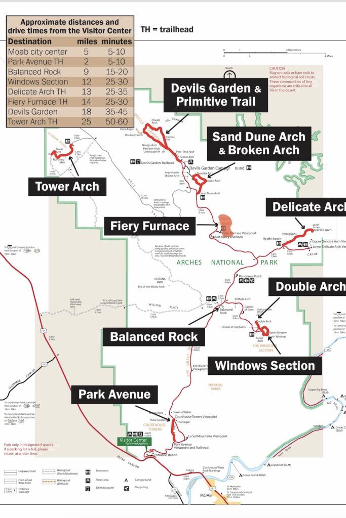Arches National Park Trail Identifier Thumb