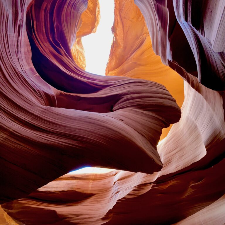 Lady in the Wind rock formation in Lower Antelope Canyon