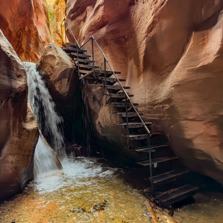 Kanarra Falls ladder 2025
