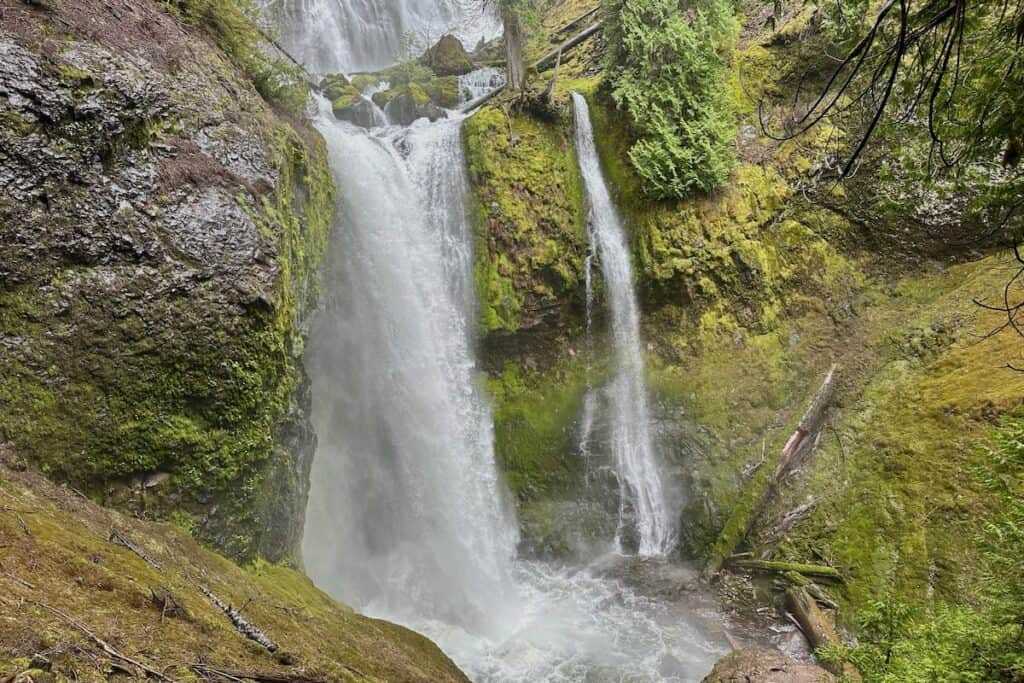 Falls Creek Falls in Washington state by the Columbia River Gorge