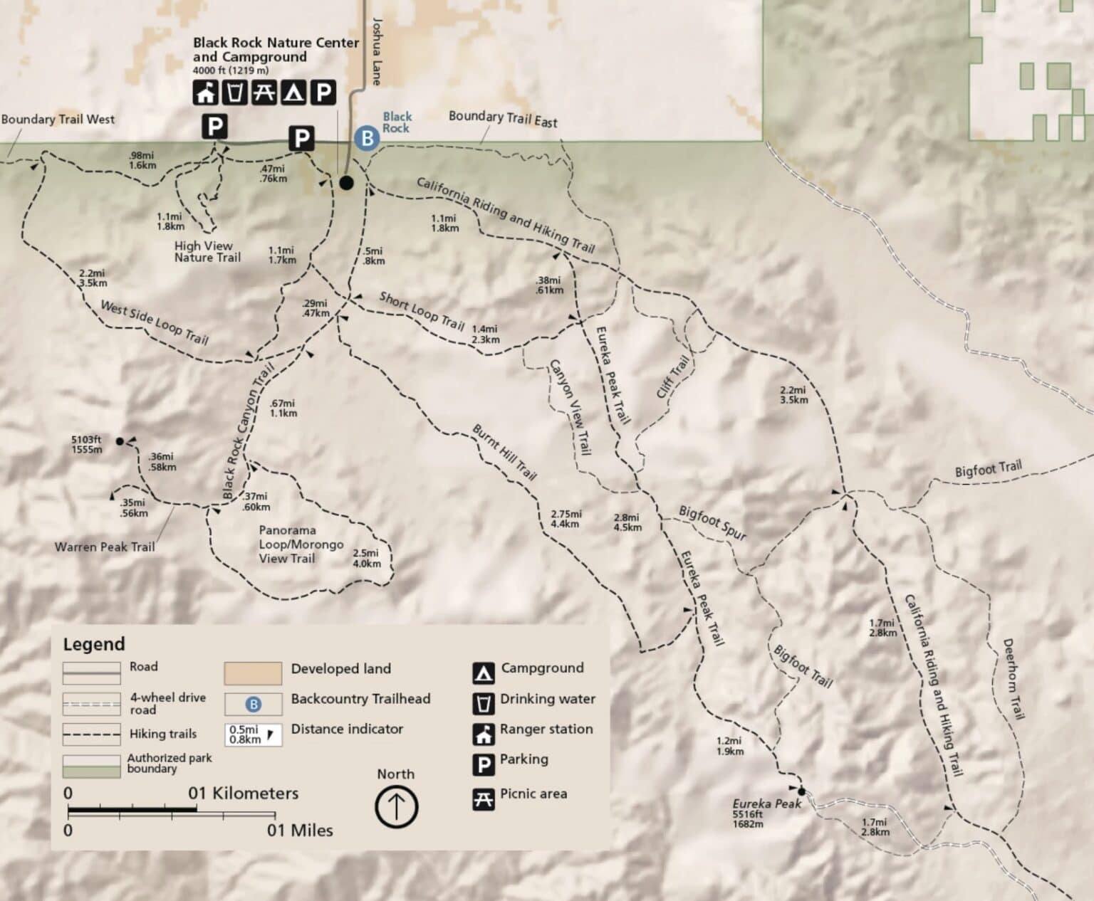 Panorama Loop Map Joshua Tree National Park: Panorama Loop Trail - Matt and Karen.com